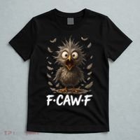 F-Caw-F Messy Baby Chicken Bird Shocked Face Feather Chaos T-Shirt thumb 5