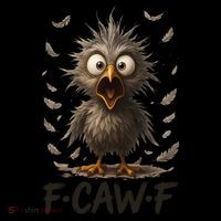 F-Caw-F Messy Baby Chicken Bird Shocked Face Feather Chaos Coffee Mug thumb 5
