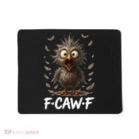 F-Caw-F Messy Baby Chicken Bird Shocked Face Feather Chaos Mousepad thumb 0