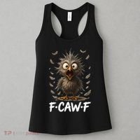 F-Caw-F Messy Baby Chicken Bird Shocked Face Feather Chaos Women's Tank Top thumb 3
