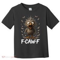 F-Caw-F Messy Baby Chicken Bird Shocked Face Feather Chaos Toddler T-Shirt thumb 0