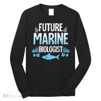 Future Marine Biologist Gift For Teens Funny Biology Long Sleeve Shirt thumb 0