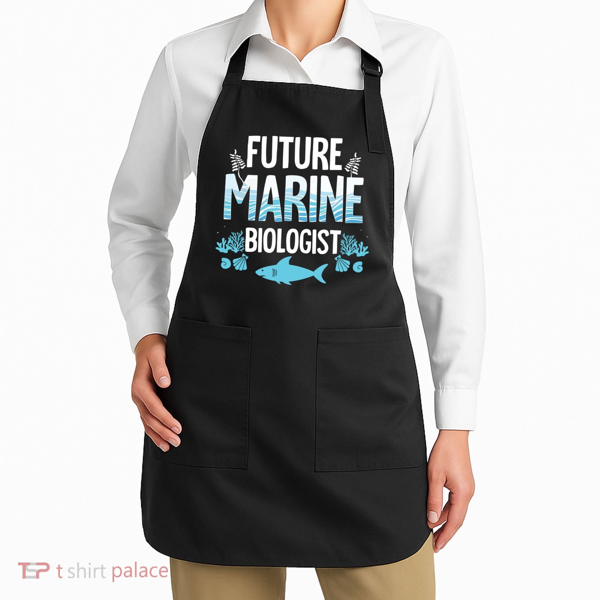 Future Marine Biologist Gift For Teens Funny Biology Apron