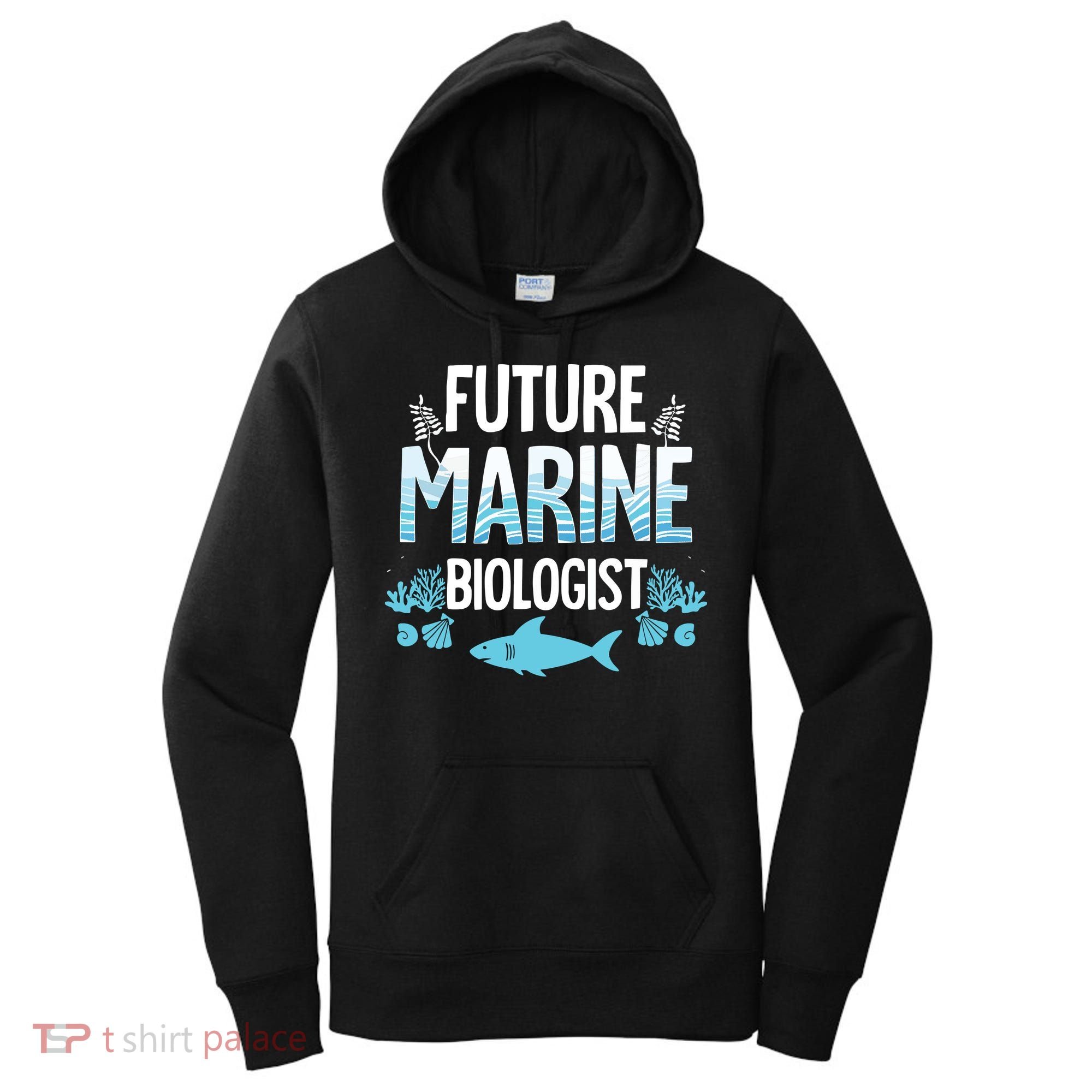 Future Marine Biologist Gift For Teens Funny Biology Women's Hoodie