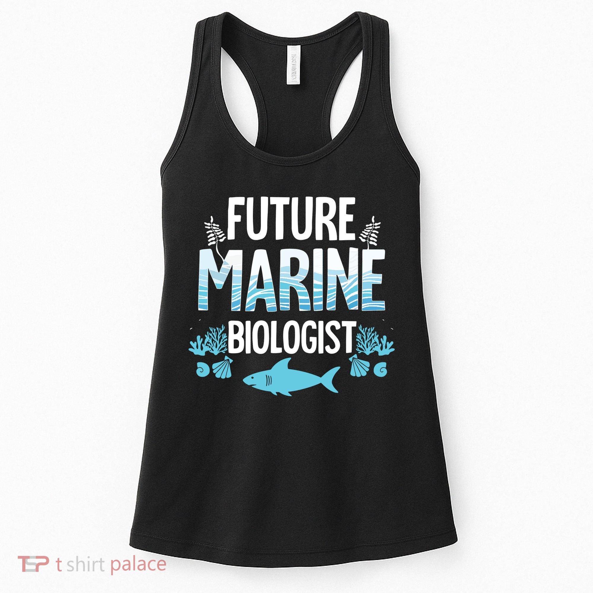 Future Marine Biologist Gift For Teens Funny Biology Women's Tank Top
