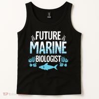 Future Marine Biologist Gift For Teens Funny Biology Tank Top thumb 2