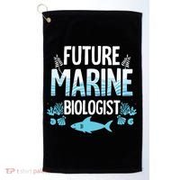 Future Marine Biologist Gift For Teens Funny Biology Golf Towel thumb 0