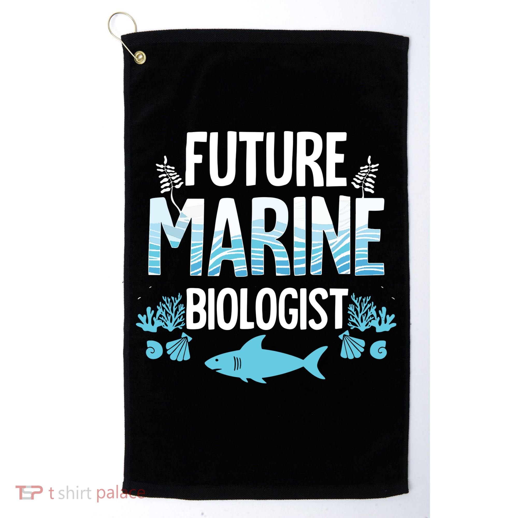 Future Marine Biologist Gift For Teens Funny Biology Golf Towel