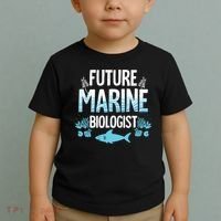 Future Marine Biologist Gift For Teens Funny Biology Toddler T-Shirt thumb 2