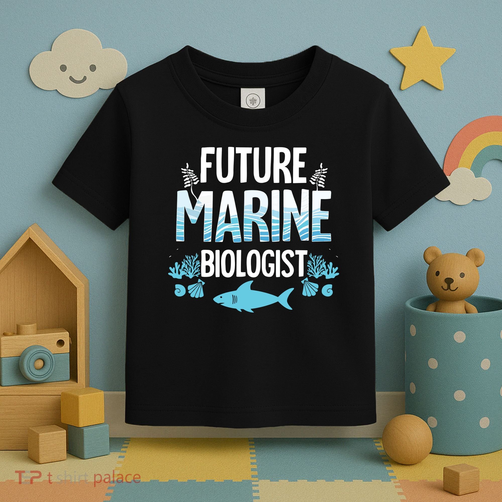 Future Marine Biologist Gift For Teens Funny Biology Toddler T-Shirt