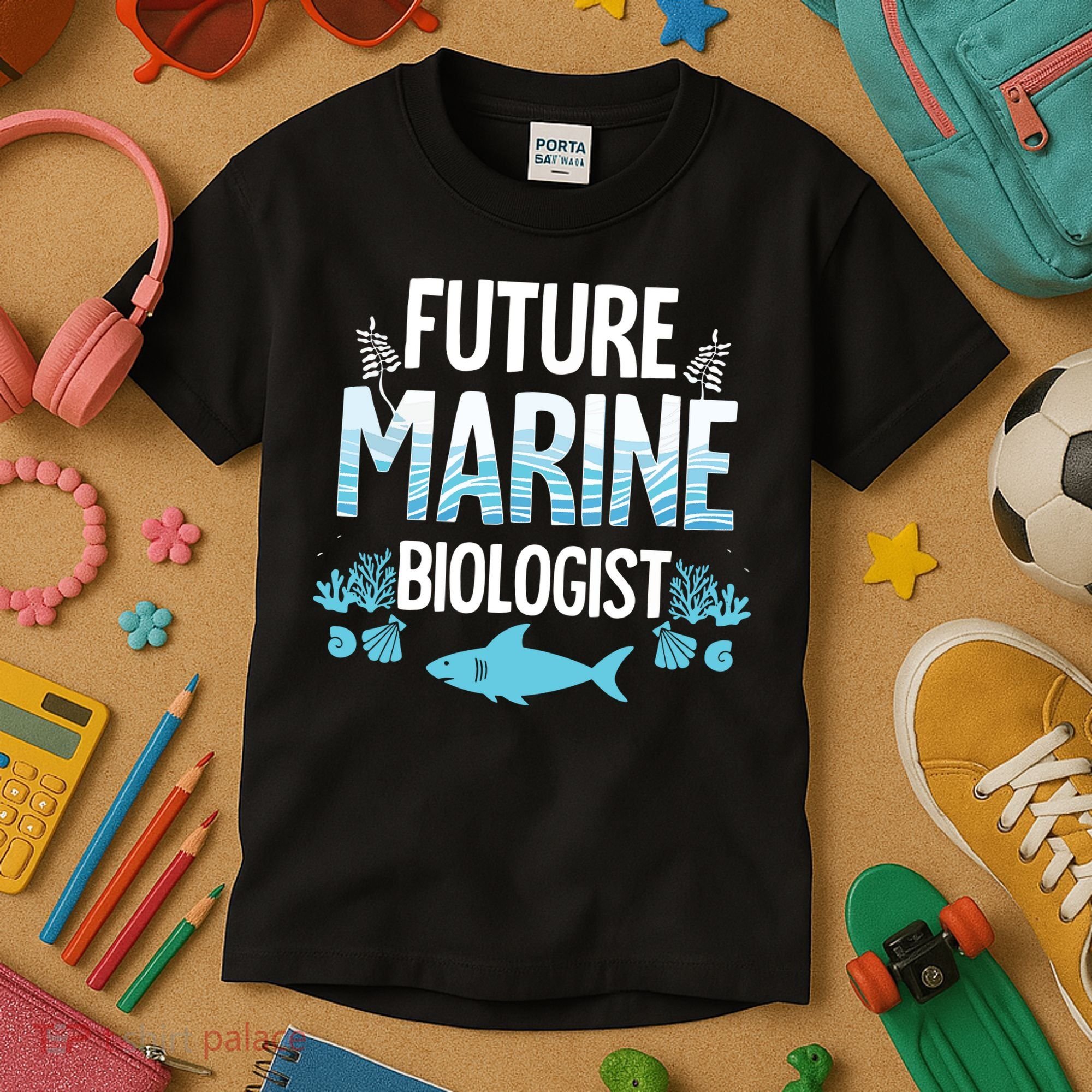 Future Marine Biologist Gift For Teens Funny Biology Kids T-Shirt