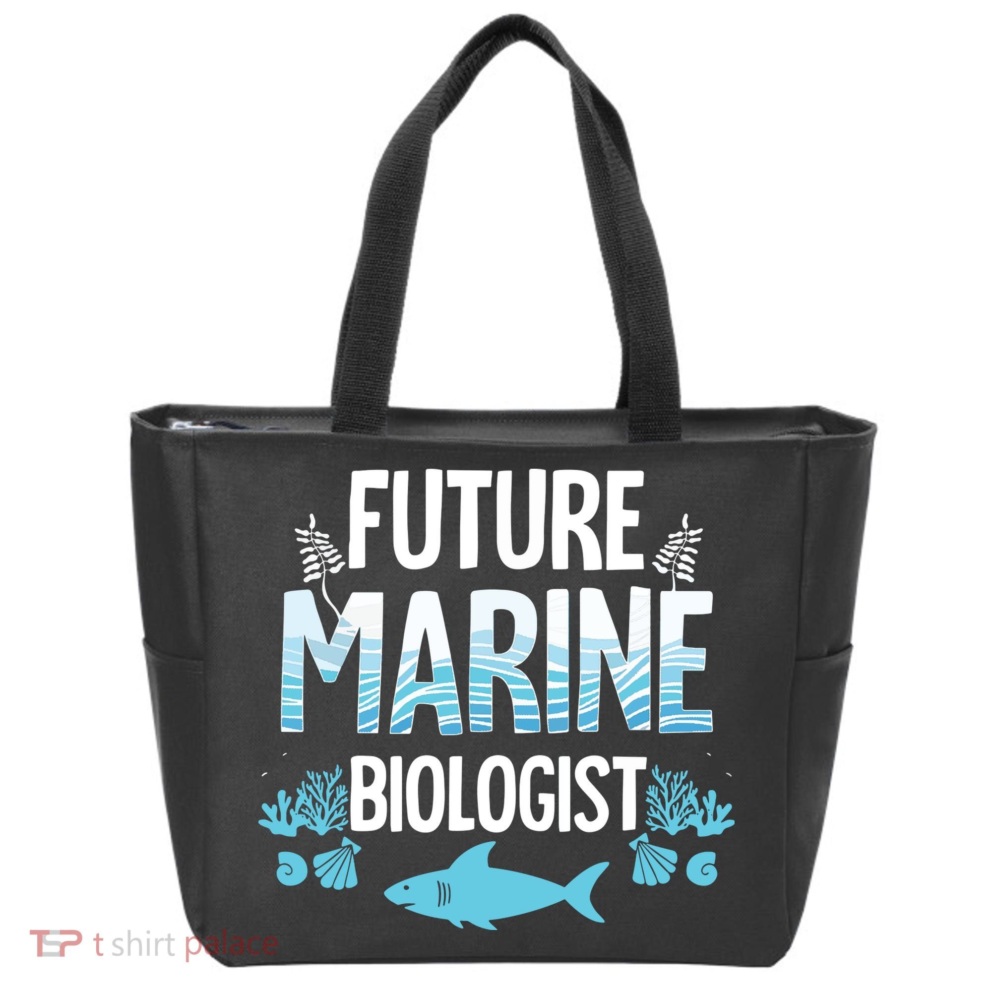 Future Marine Biologist Gift For Teens Funny Biology Tote Bag