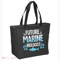 Future Marine Biologist Gift For Teens Funny Biology Tote Bag thumb 2
