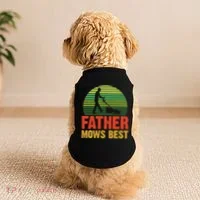 Father Mows Best Doggie Tank thumb 2
