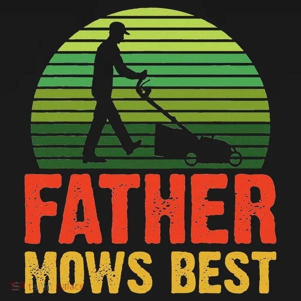 Father Mows Best Doggie Tank