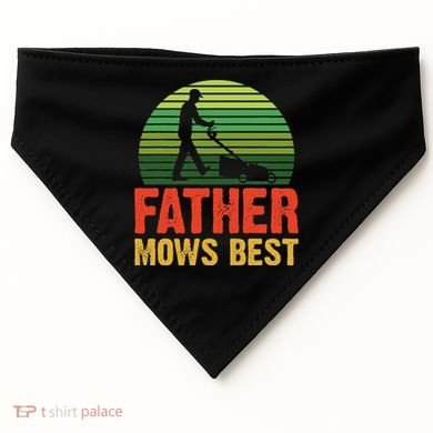 Father Mows Best USA-Made Doggie Bandana
