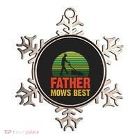 Father Mows Best Ornament thumb 0