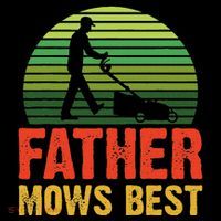 Father Mows Best Ornament thumb 1