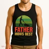 Father Mows Best Tank Top thumb 3