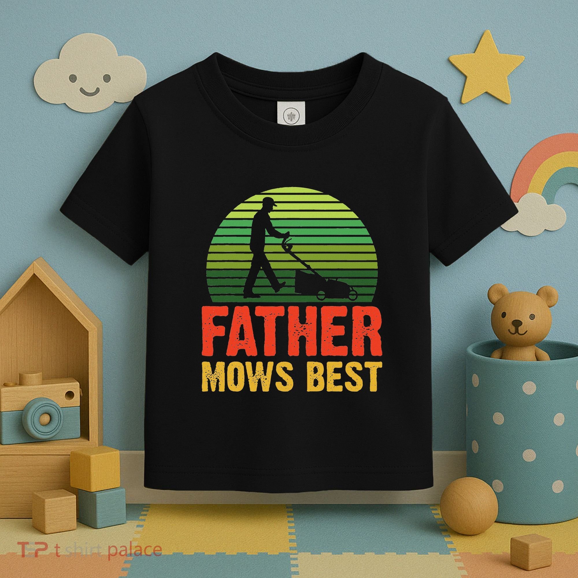Father Mows Best Toddler T-Shirt
