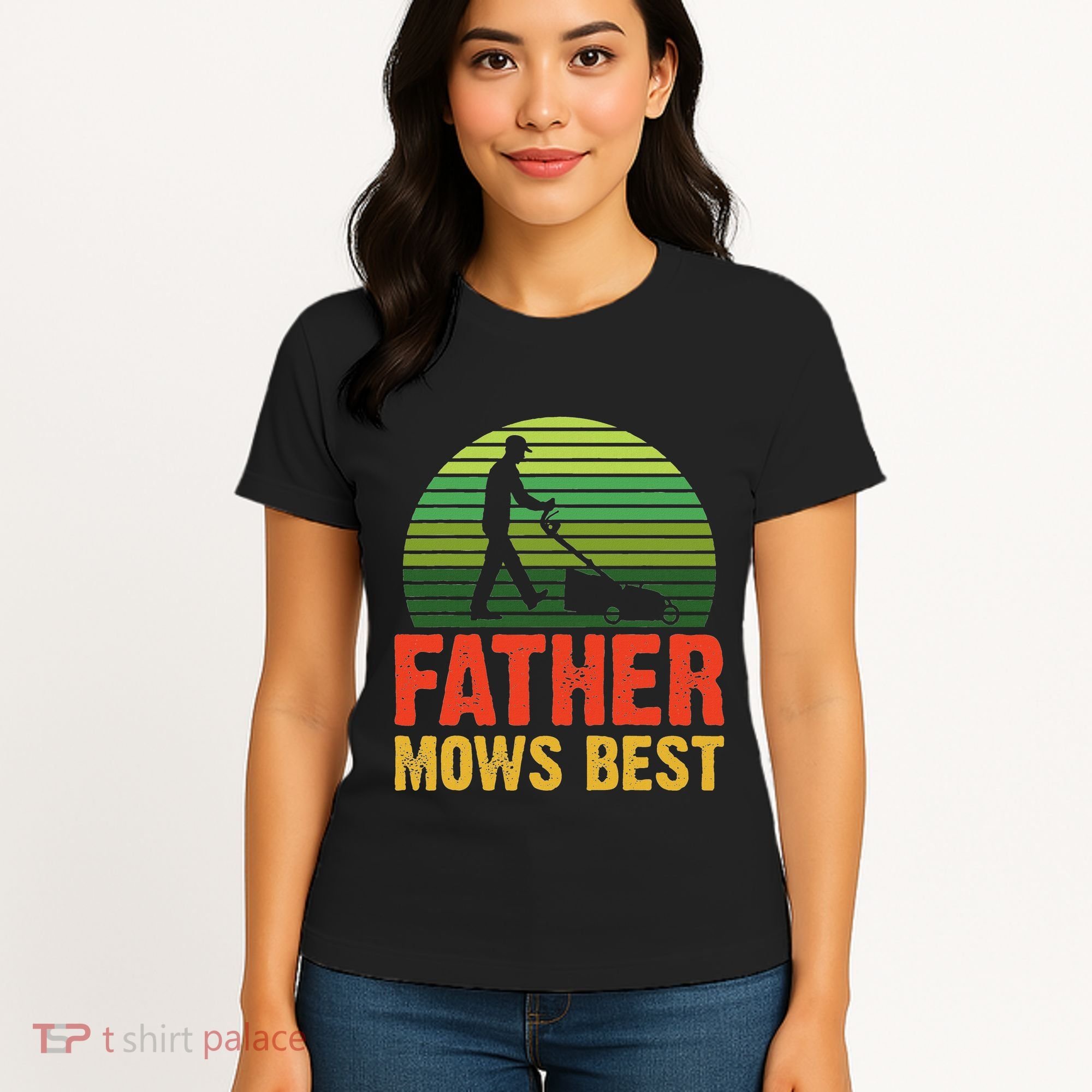 Father Mows Best Women's T-Shirt