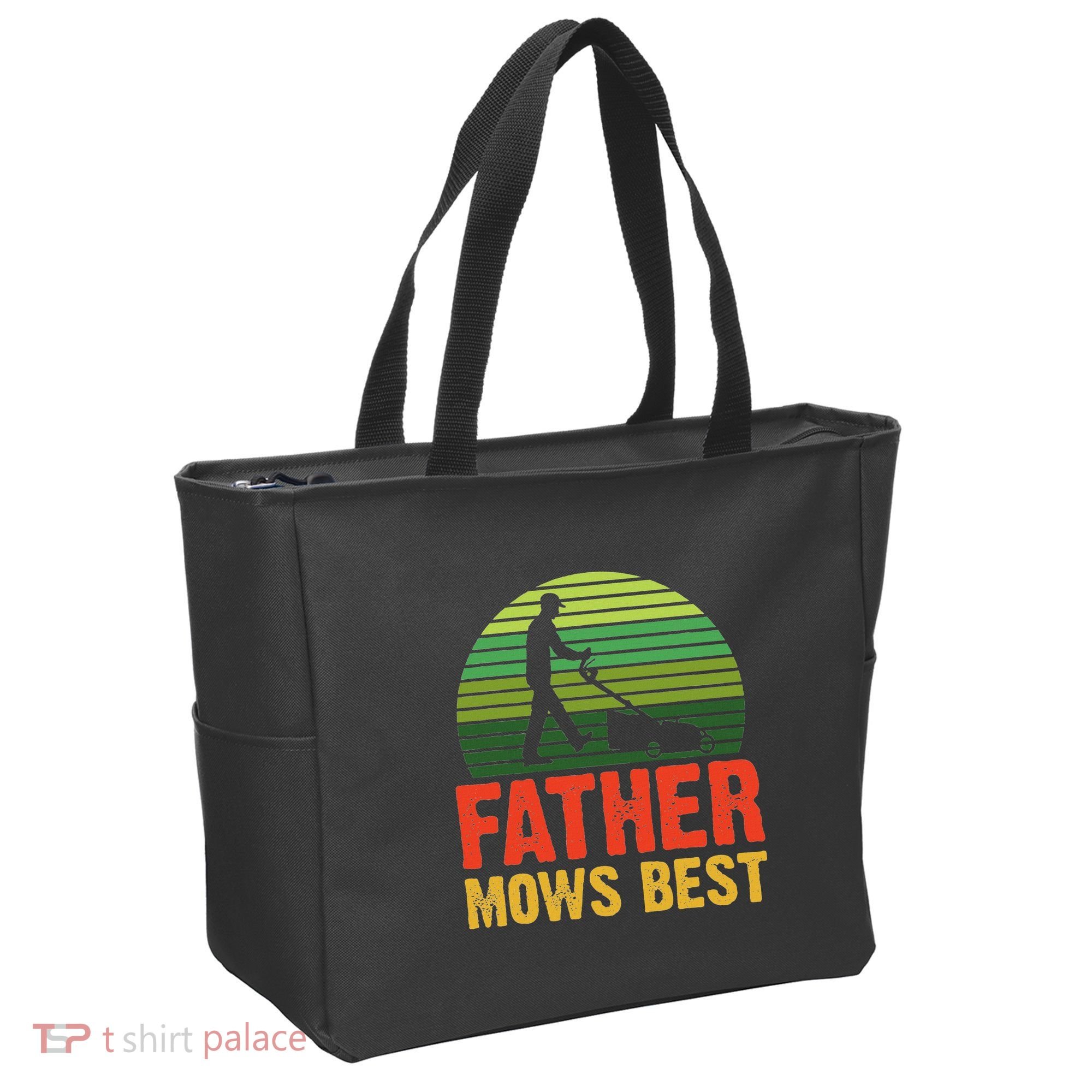 Father Mows Best Tote Bag