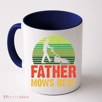 Father Mows Best Coffee Mug