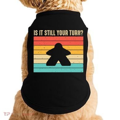 Funny Meeple Board Game Lover Rpg Board Gamer Cute Gift Doggie Tank