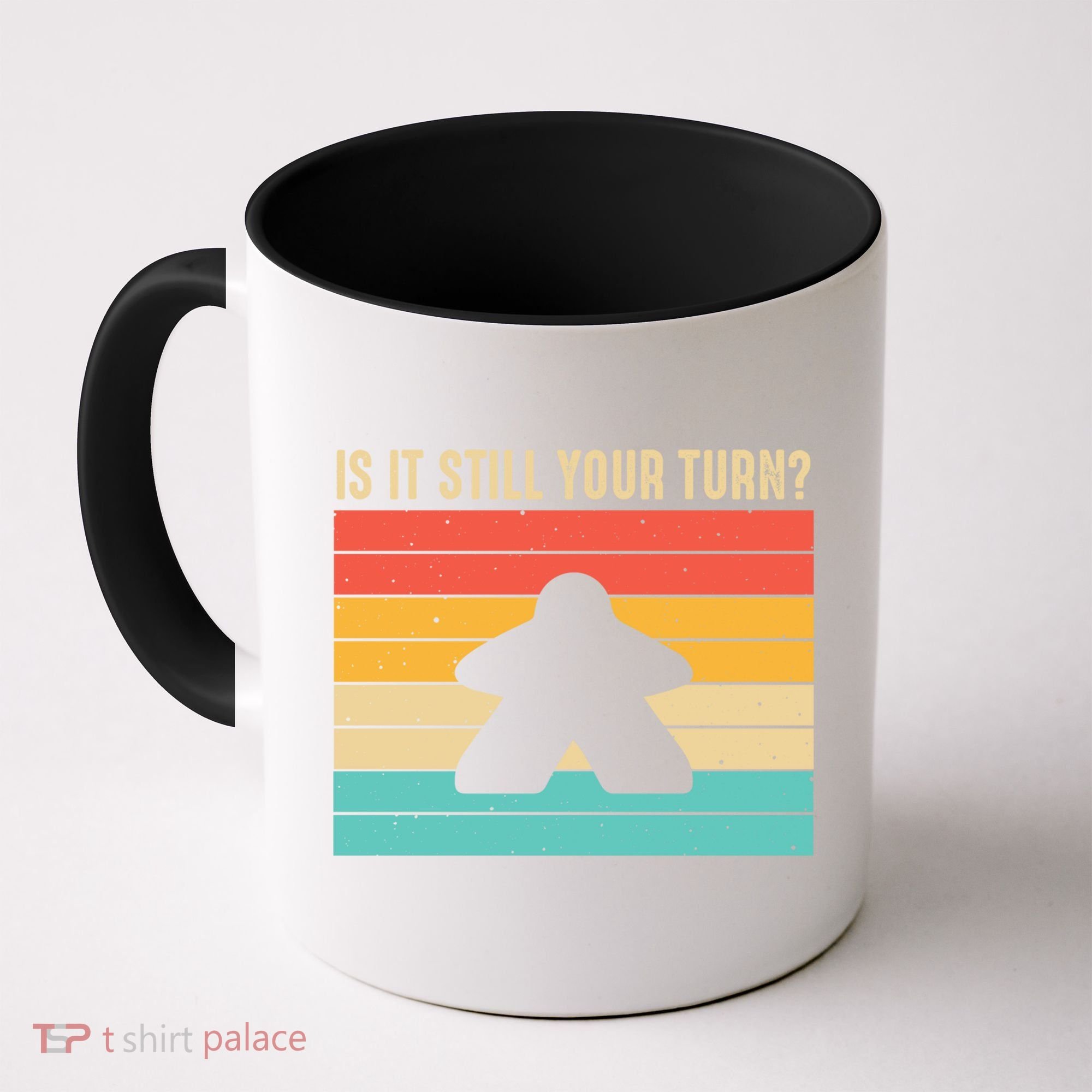 Funny Meeple Board Game Lover Rpg Board Gamer Cute Gift Coffee Mug