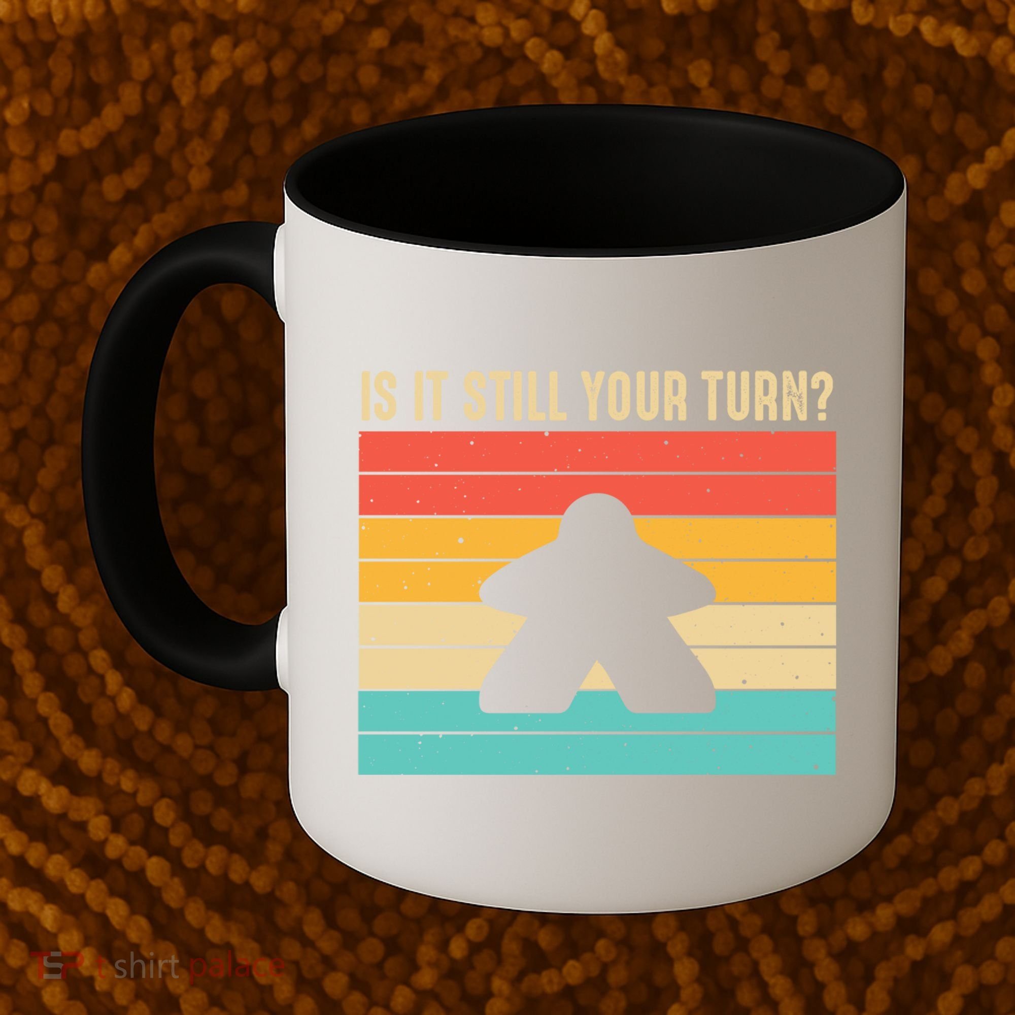 Funny Meeple Board Game Lover Rpg Board Gamer Cute Gift Coffee Mug