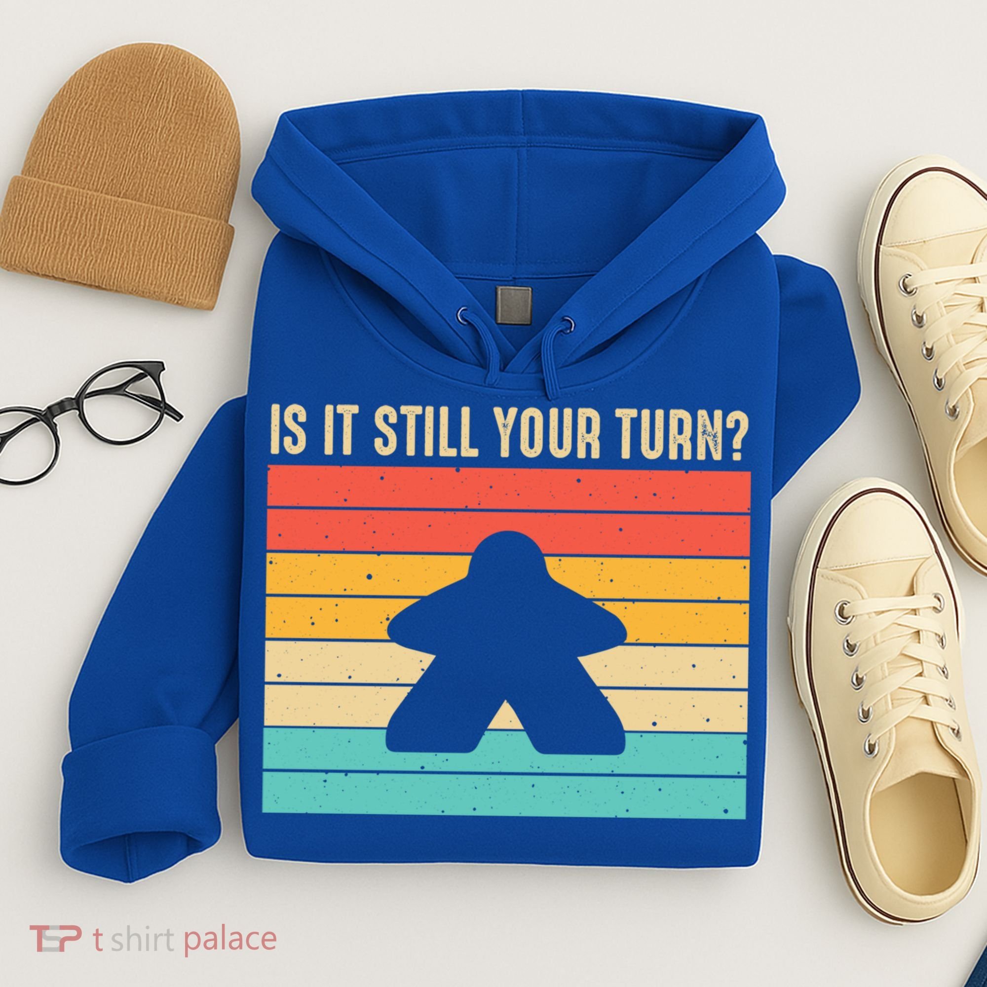 Funny Meeple Board Game Lover Rpg Board Gamer Cute Gift Hoodie