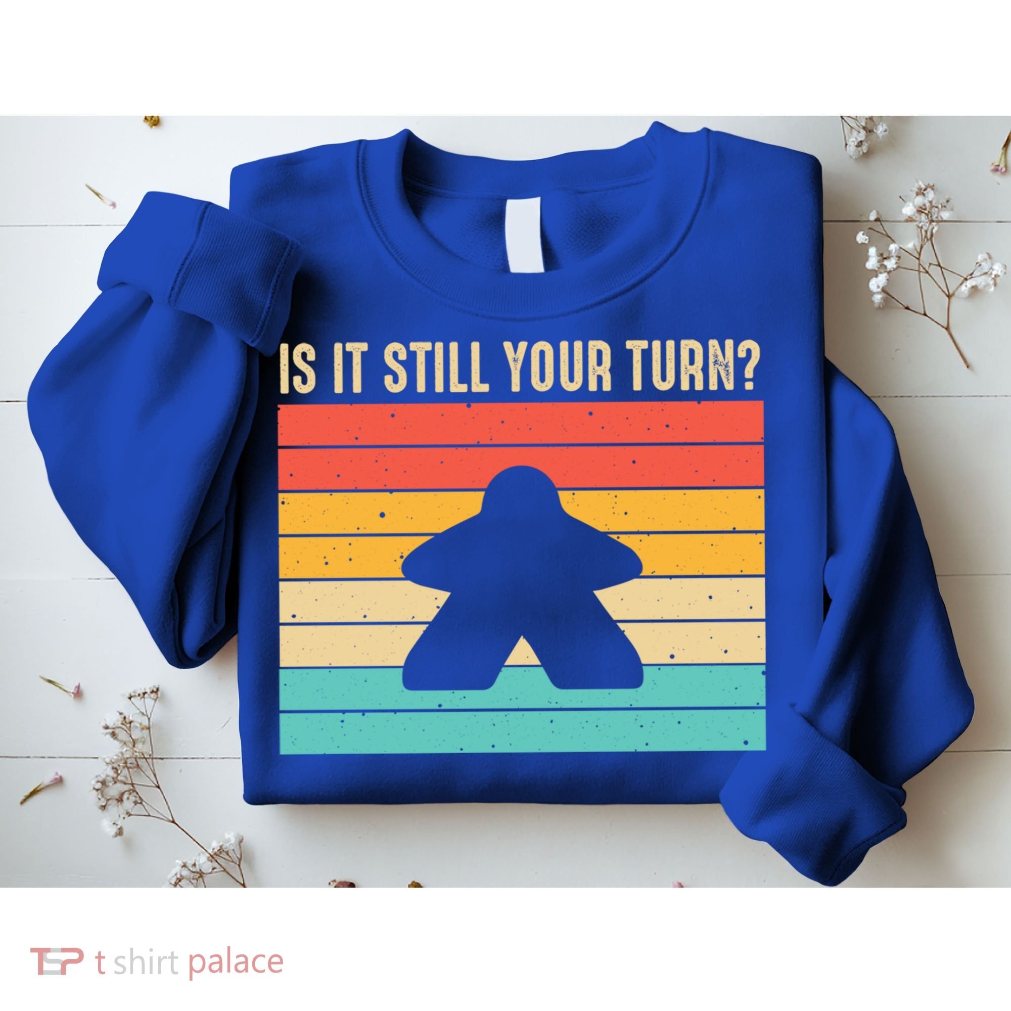 Funny Meeple Board Game Lover Rpg Board Gamer Cute Gift Sweatshirt