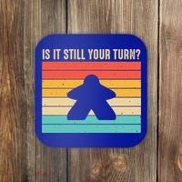 Funny Meeple Board Game Lover Rpg Board Gamer Cute Gift Coaster thumb 0
