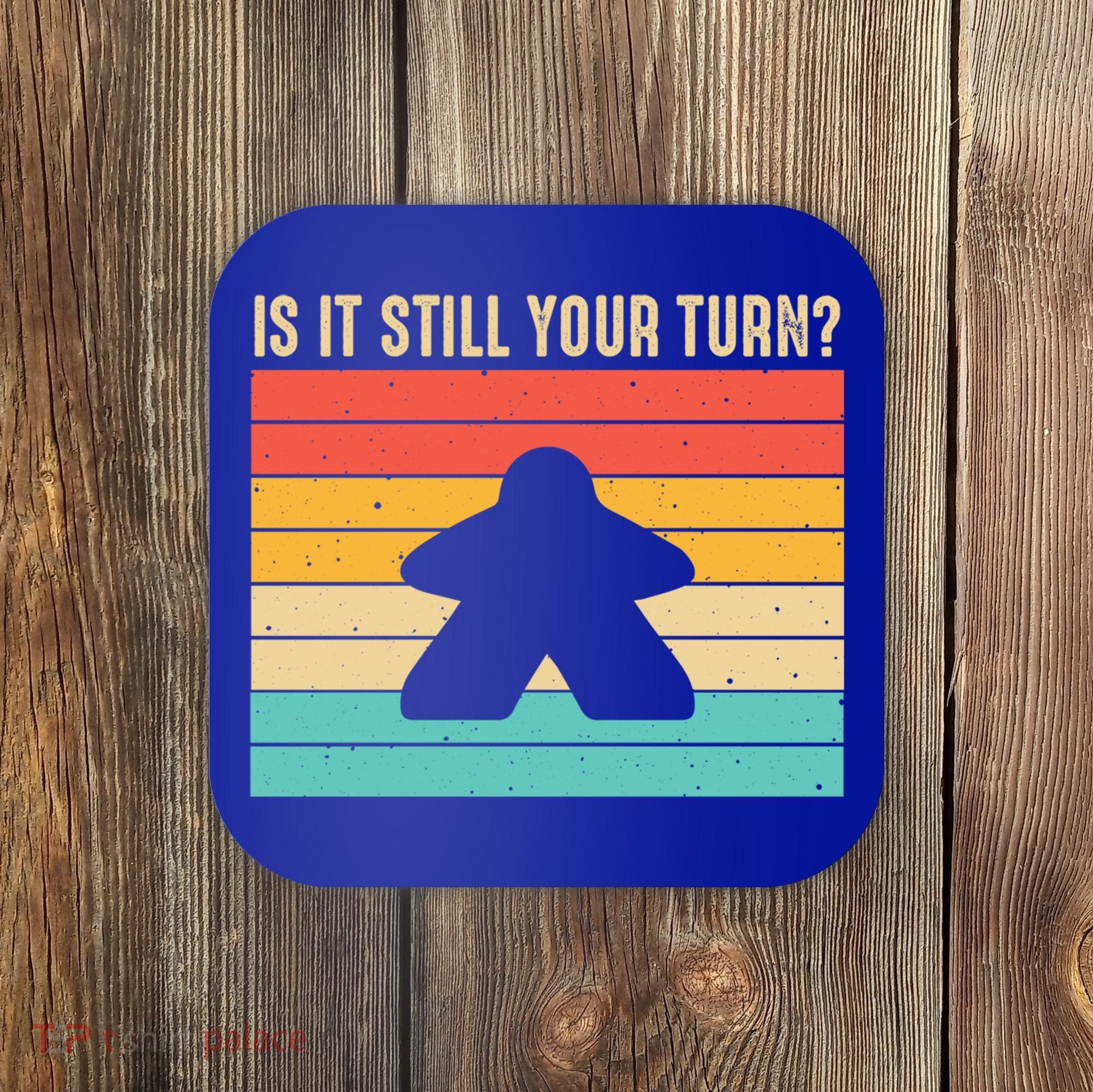 Funny Meeple Board Game Lover Rpg Board Gamer Cute Gift Coaster