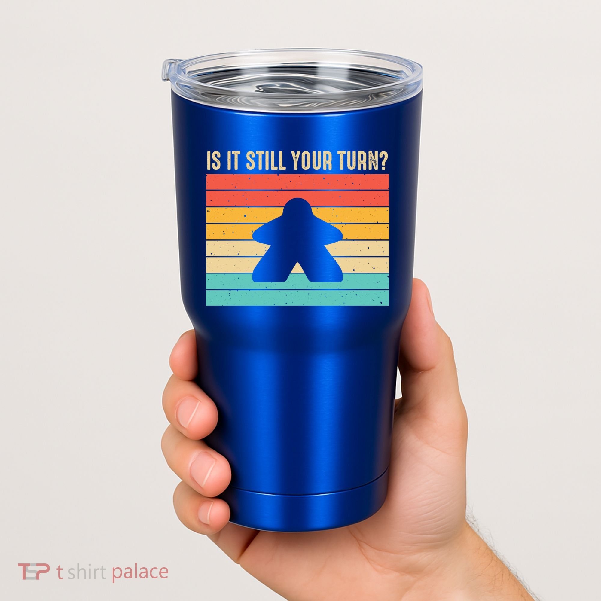 Funny Meeple Board Game Lover Rpg Board Gamer Cute Gift Tumbler