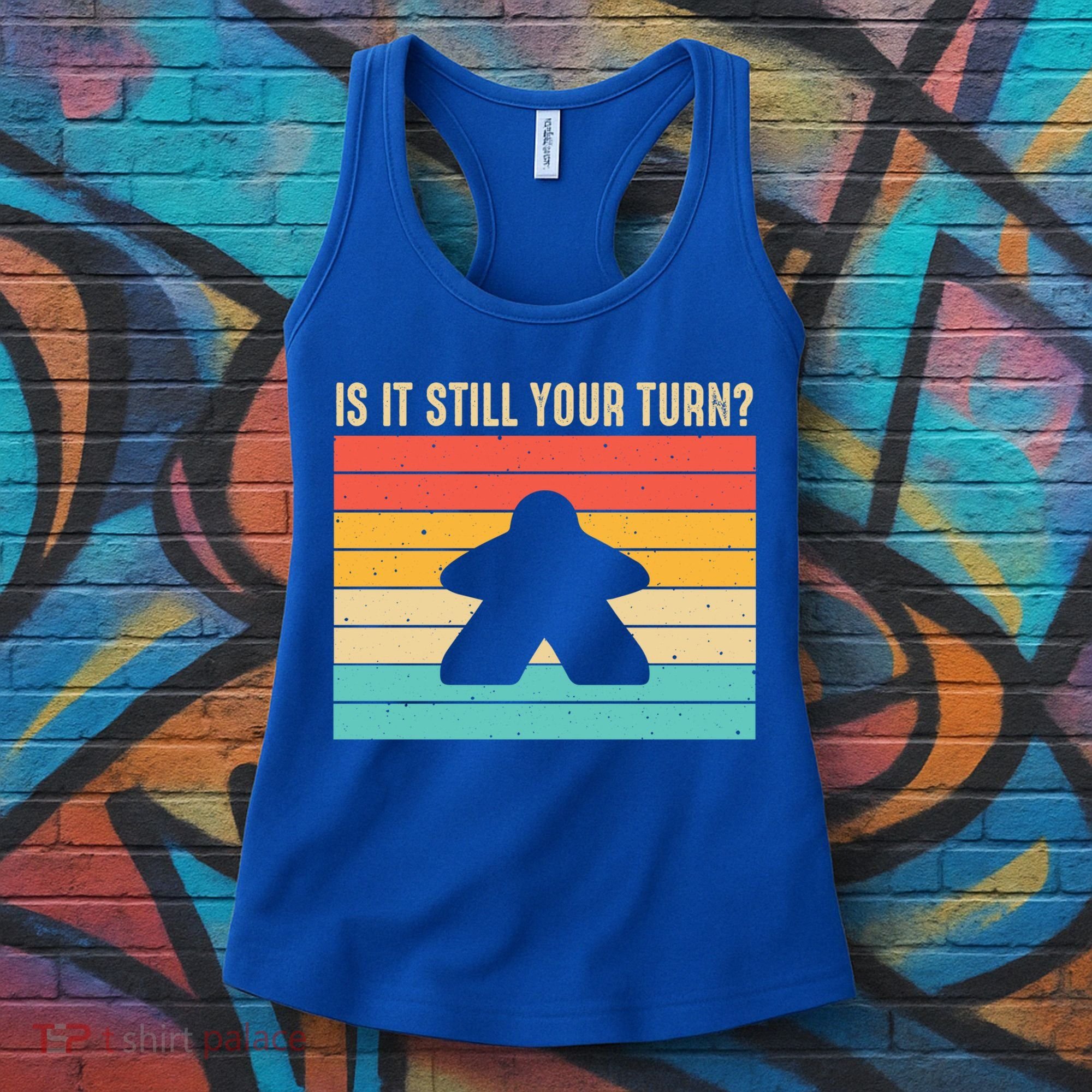 Funny Meeple Board Game Lover Rpg Board Gamer Cute Gift Women's Tank Top