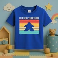 Funny Meeple Board Game Lover Rpg Board Gamer Cute Gift Toddler T-Shirt thumb 3