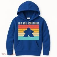 Funny Meeple Board Game Lover Rpg Board Gamer Cute Gift Kids Hoodie thumb 0