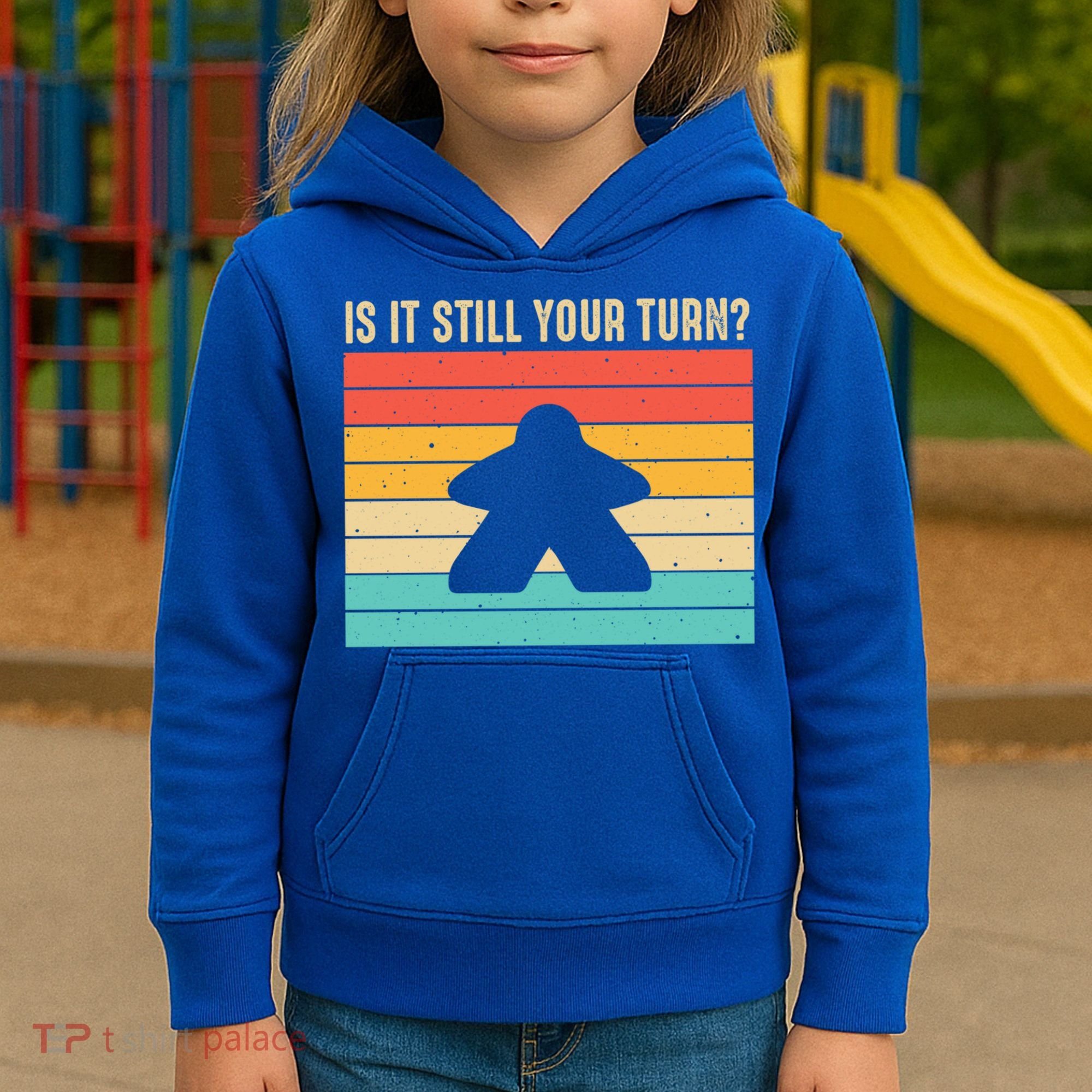 Funny Meeple Board Game Lover Rpg Board Gamer Cute Gift Kids Hoodie