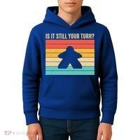 Funny Meeple Board Game Lover Rpg Board Gamer Cute Gift Kids Hoodie thumb 4