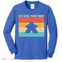 Funny Meeple Board Game Lover Rpg Board Gamer Cute Gift Kids Long Sleeve Shirt thumb 0