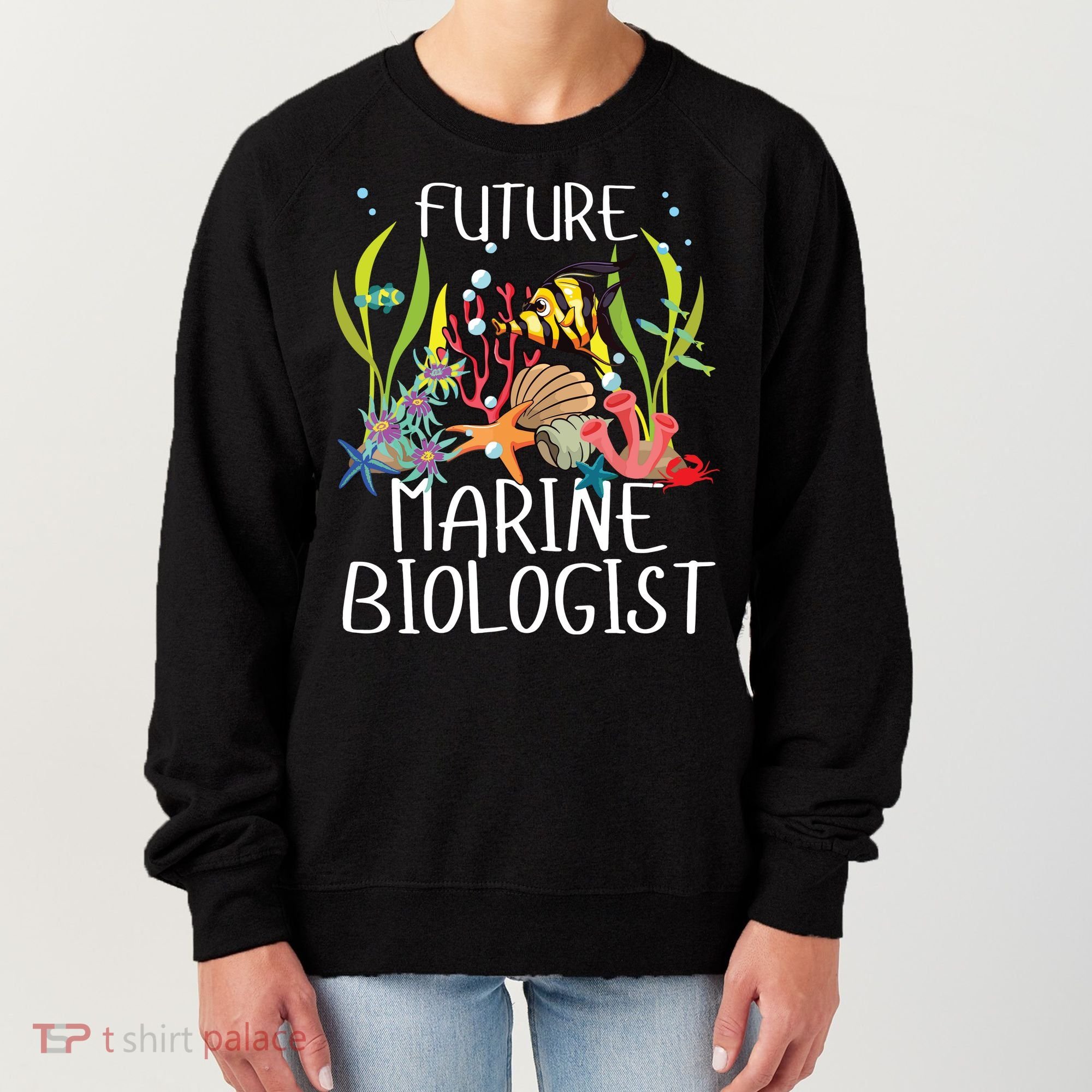 Future Marine Biologist For Students Biology Women's Sweatshirt