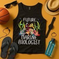Future Marine Biologist For Students Biology Tank Top thumb 4