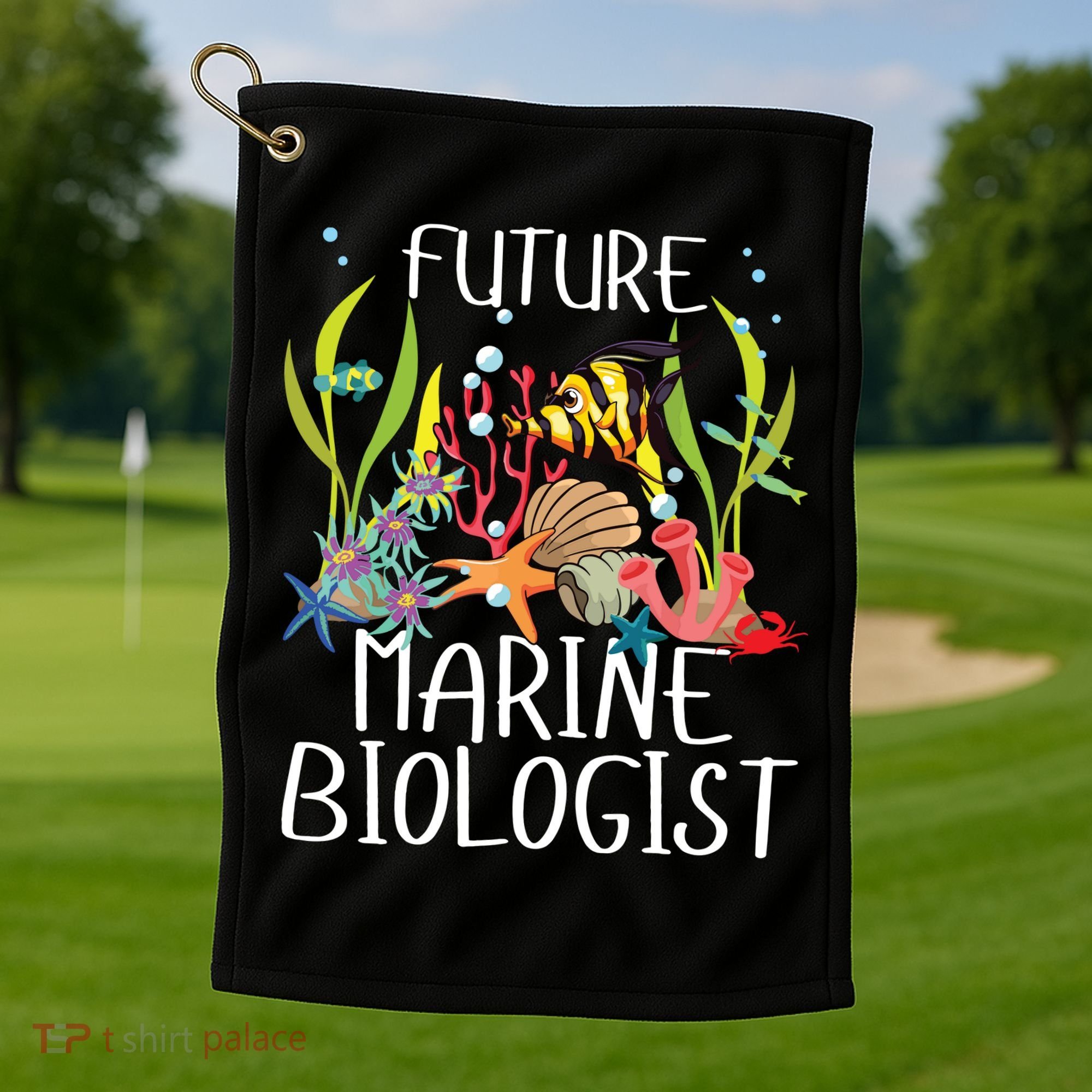 Future Marine Biologist For Students Biology Golf Towel