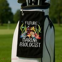 Future Marine Biologist For Students Biology Golf Towel thumb 2