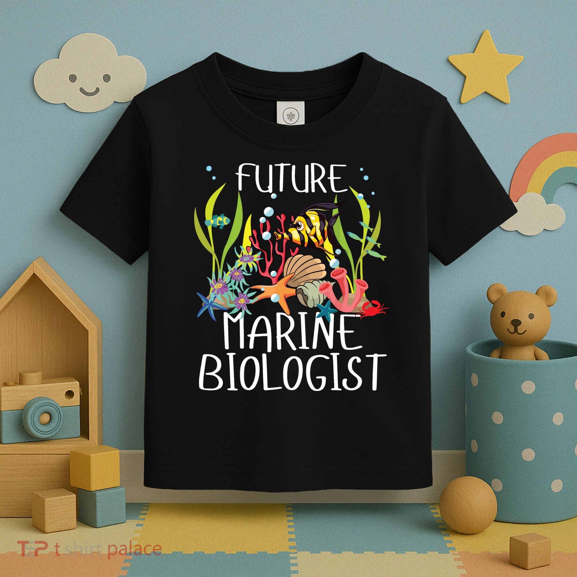 Future Marine Biologist For Students Biology Toddler T-Shirt