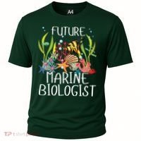 Future Marine Biologist For Students Biology Cooling Performance Crew T-Shirt thumb 0