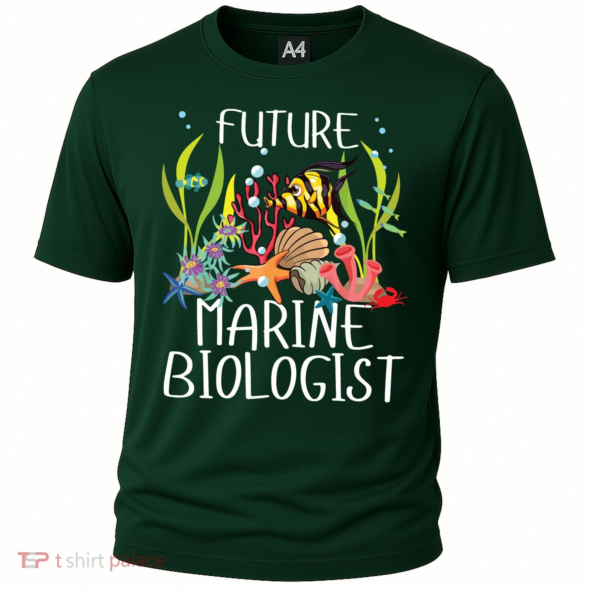 Future Marine Biologist For Students Biology Cooling Performance Crew T-Shirt
