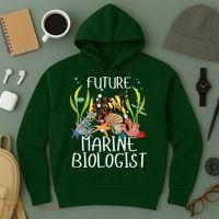 Future Marine Biologist For Students Biology Hoodie thumb 3