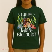 Future Marine Biologist For Students Biology T-Shirt thumb 4